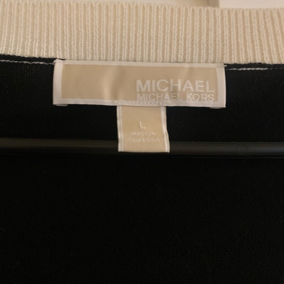 Michael Kors Black and White Cardigan - Picture 5 of 5